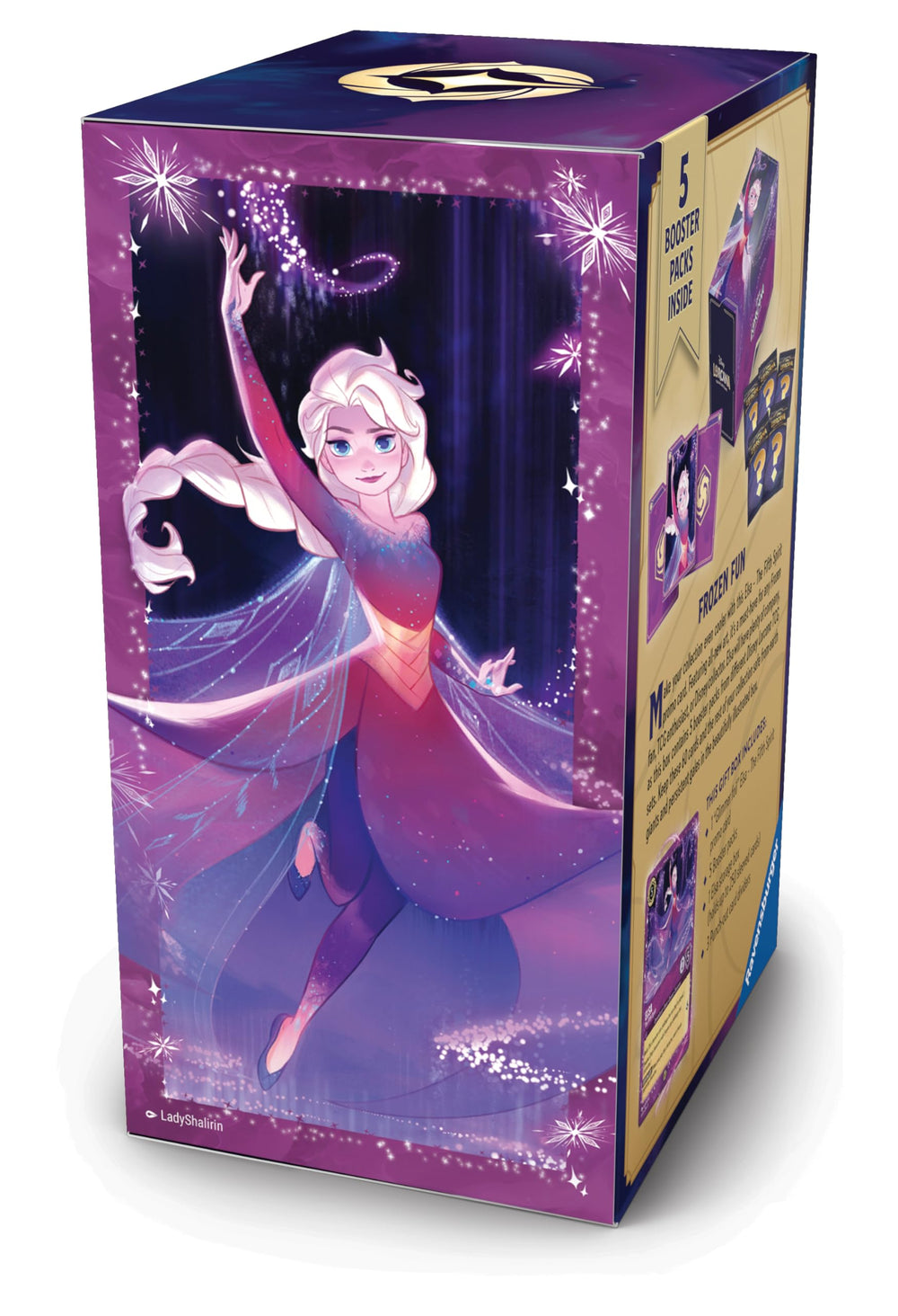 Ravensburger Disney Lorcana box holds 60 cards for organized play