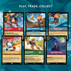 Ravensburger Disney Lorcana Azurite Sea Stitch deck-building with this set fuels friendly, tactical games.