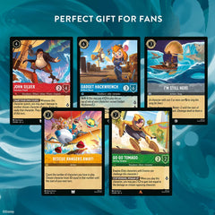 Ravensburger Disney Lorcana Azurite Sea Stitch foil cards add premium shine to your deck.