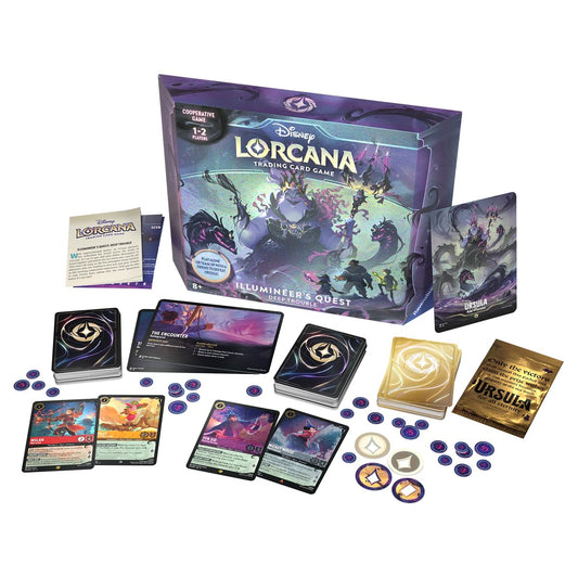 Ravensburger Disney Lorcana Deep Trouble oversized Ursula card for dramatic boss encounters