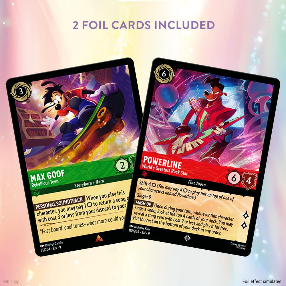 Ravensburger Disney Lorcana Fabled deck Ruby vibrant visuals for immersive play