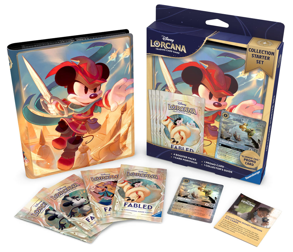 Ravensburger Disney Lorcana four fabled booster packs to jumpstart your collection.