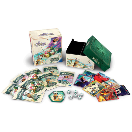 Ravensburger Illumineer’s Trove storage box with Disney artwork for secure card organization.