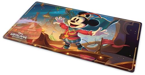 Ravensburger Disney Lorcana playmat is lightweight and rollable for travel