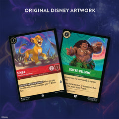 Ravensburger Disney Lorcana Shimmering Skies card artwork spotlight on diverse characters