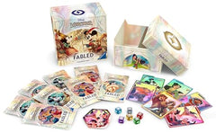 Ravensburger Disney Lorcana Illumineer's Trove inside scene reveals rare items for deck-building inspiration.