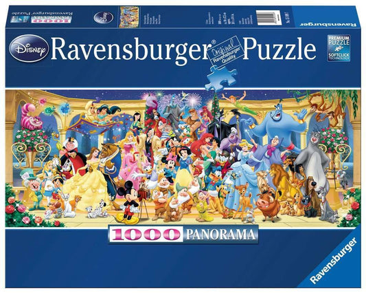Ravensburger Disney Panoramic Puzzle 1000-piece Scene 01 enhances family bonding