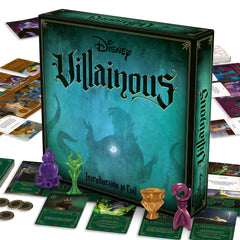Ravensburger Disney Villainous Introduction to Evil game board showing immersive setup and strategy