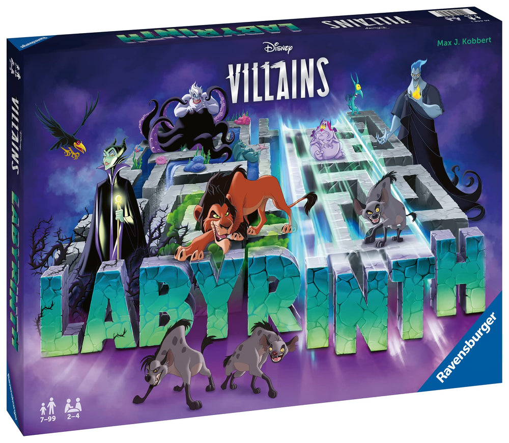 Ravensburger Disney Villains Labyrinth instructions in multiple languages.