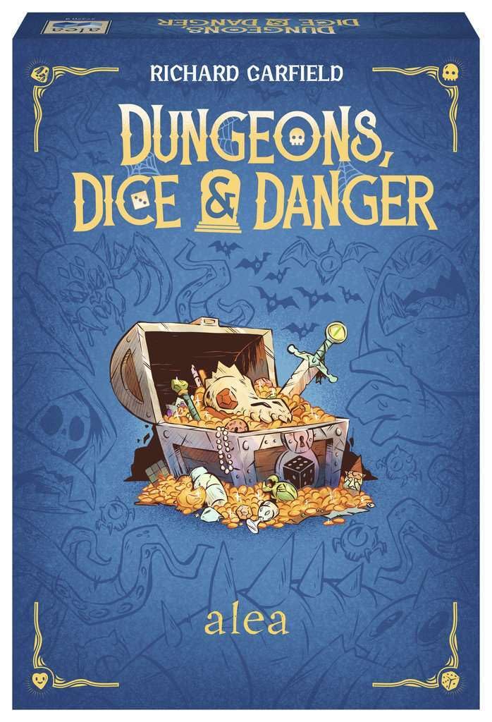 Ravensburger Dungeons, Dice & Danger game pack cover for family game nights