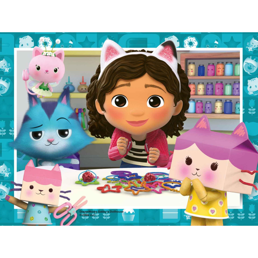 Ravensburger Gabby’s Dollhouse puzzle set features kid-friendly design for safe at-home fun.