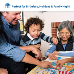 Ravensburger Glare-Free Linen Finish: reduces glare for comfortable viewing while solving.