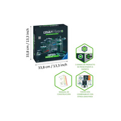 Ravensburger GraviTrax PRO starter-set assembly guide helps kids plan, test, and optimize challenges.
