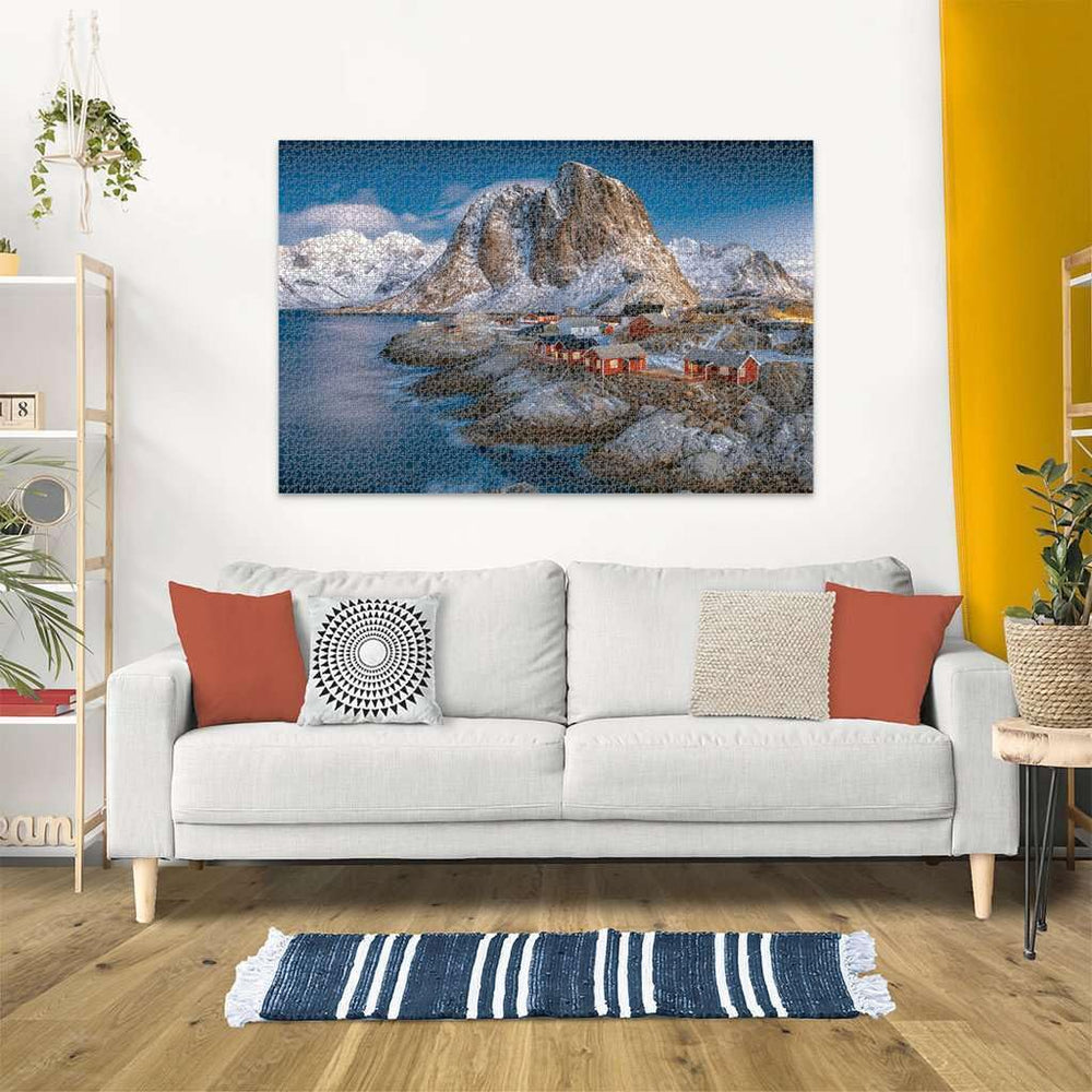 Ravensburger Hamnoy detailed landscape reveals vibrant scene for immersive puzzling