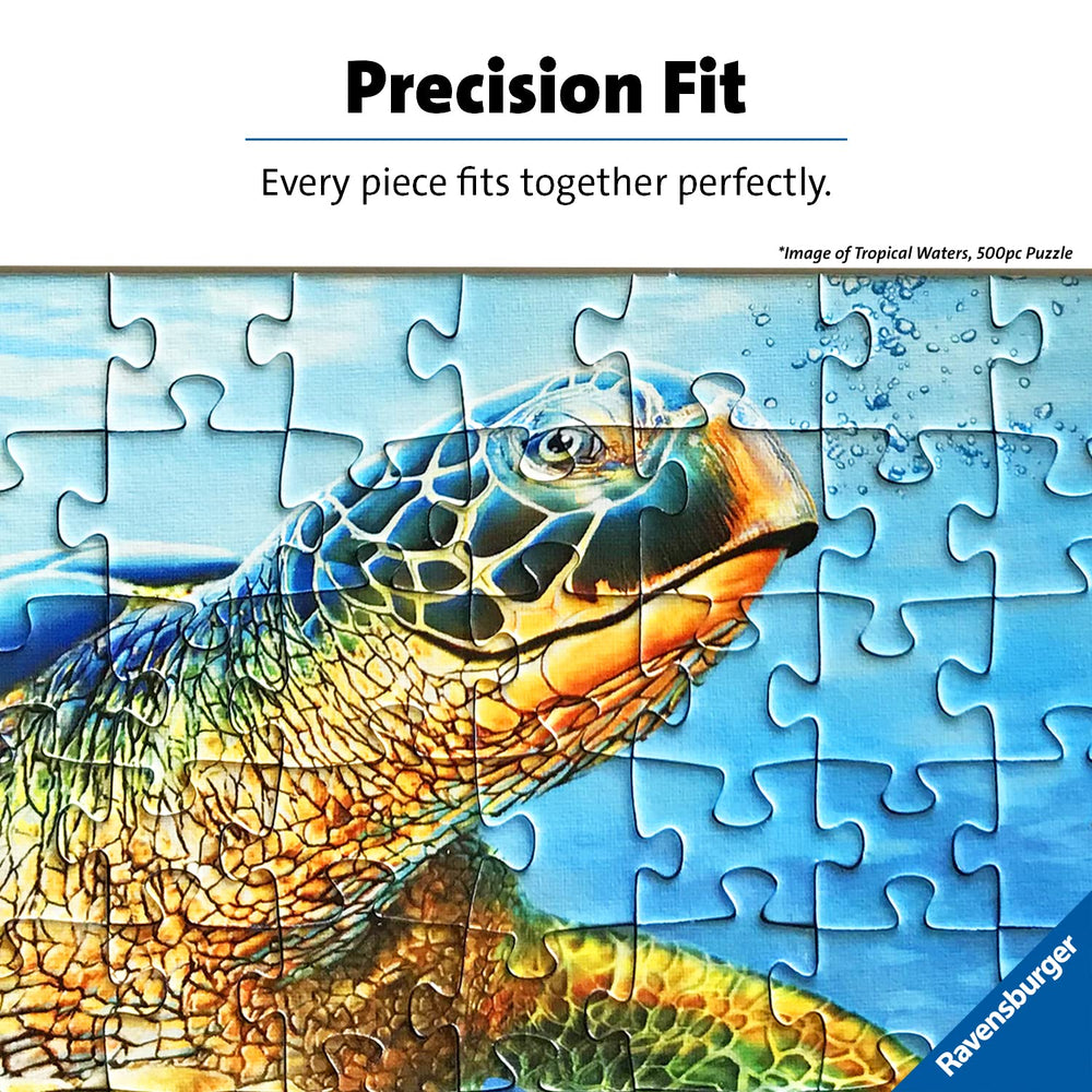 Ravensburger linen-structured paper texture for glare-free visuals and premium feel
