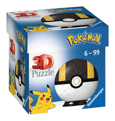 Ravensburger Pokemon Ultra Ball 3D puzzle ball ideal for display after assembly.