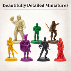 Ravensburger Princess Bride Adventure Book Game challenge tokens mark story milestones.