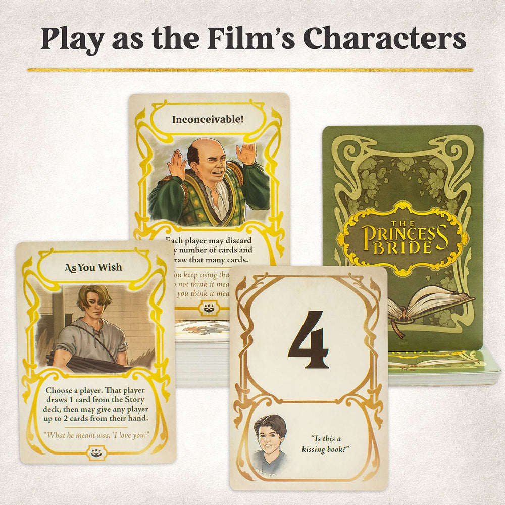 Ravensburger Princess Bride Adventure Book Game replay counter guiding progression through chapters.