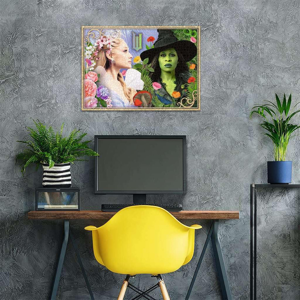 Ravensburger puzzle pieces with linen-finish reduce glare for comfortable viewing.