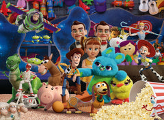 Ravensburger Toy Story 4 puzzle featuring anti-glare surface for clearer imagery.