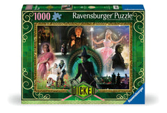 Ravensburger Wicked Act I puzzle scene with vibrant artwork for immersive sessions.