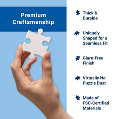 Ravensburger XXL Piece Puzzle: easier assembly with large pieces for quick progress.