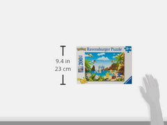 Ravensburger XXL puzzle assembly for family time and collaborative play.
