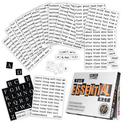 Rayliad 797 word tiles for versatile fridge poetry creation.