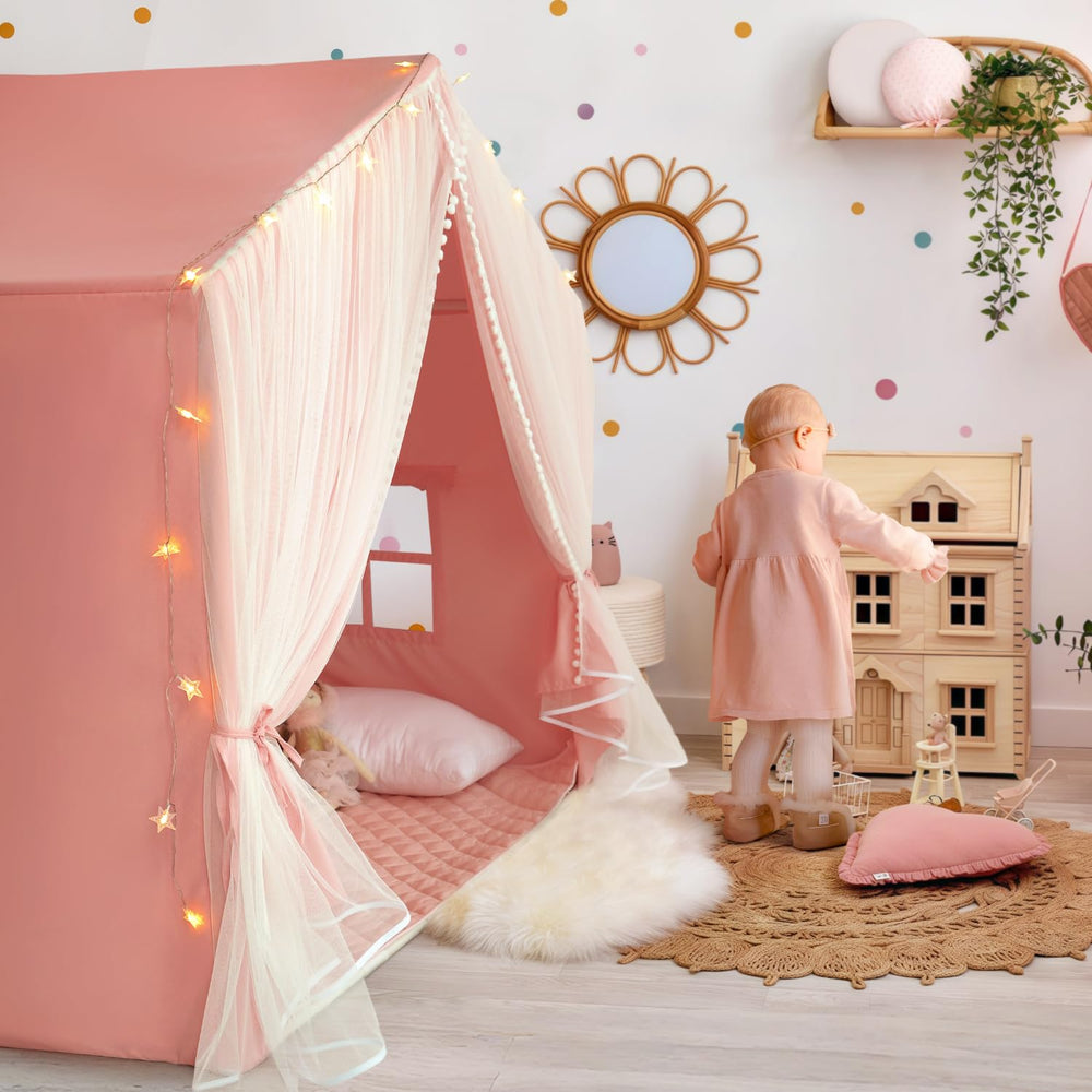 Razee Large Play Cottage Pink offers a kid-friendly space.