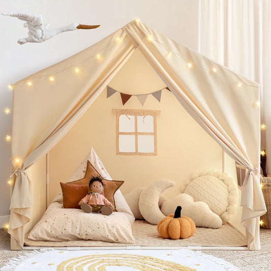 Razee Kids Play Tent: assembled playhouse view for imaginative indoor play.