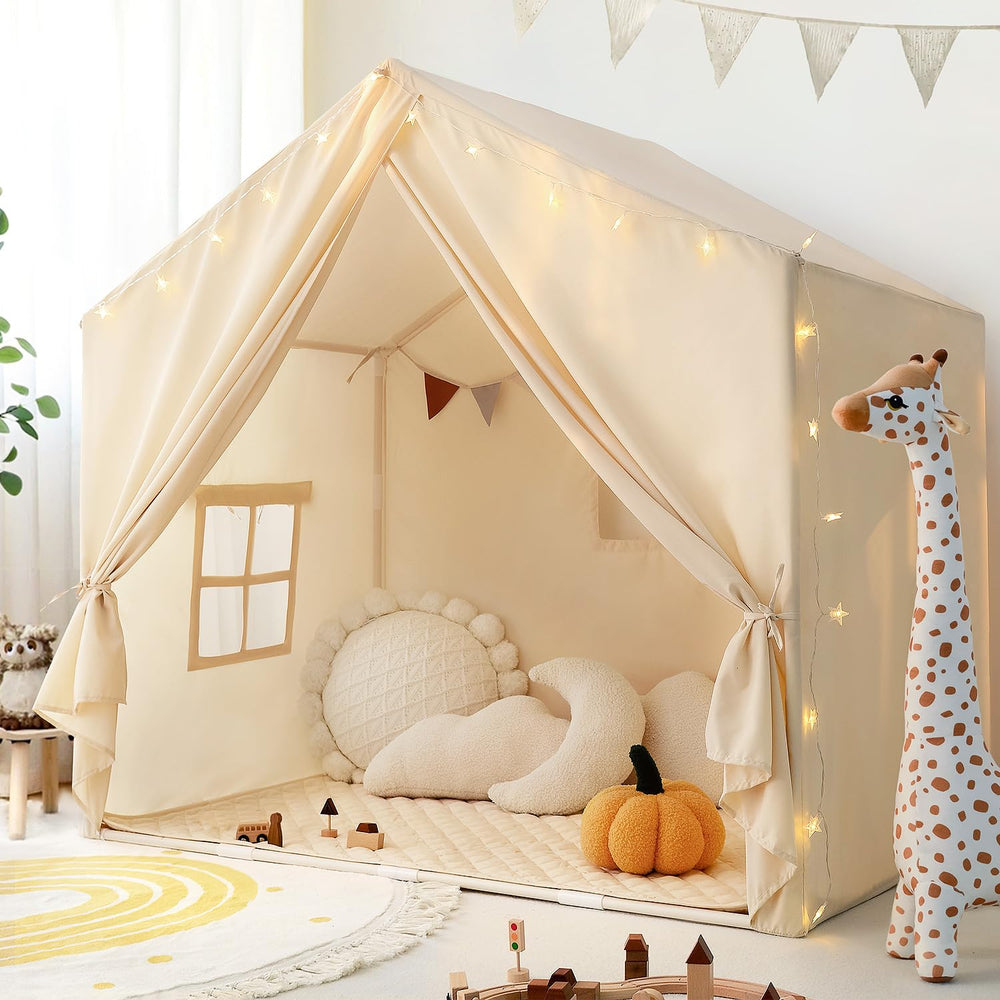 Razee play tent padded mat inside showing soft surface for safe play.