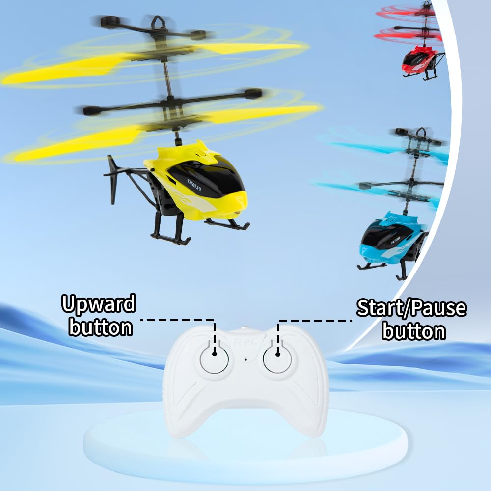 Remote Control Helicopter 3-pack gift set for sharing fun