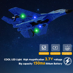 RC Plane LED night lights improve visibility during dusk flights.