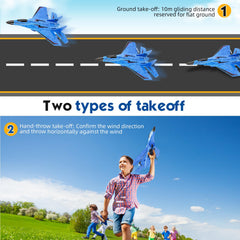 RC Plane includes two replacement batteries for extended play.