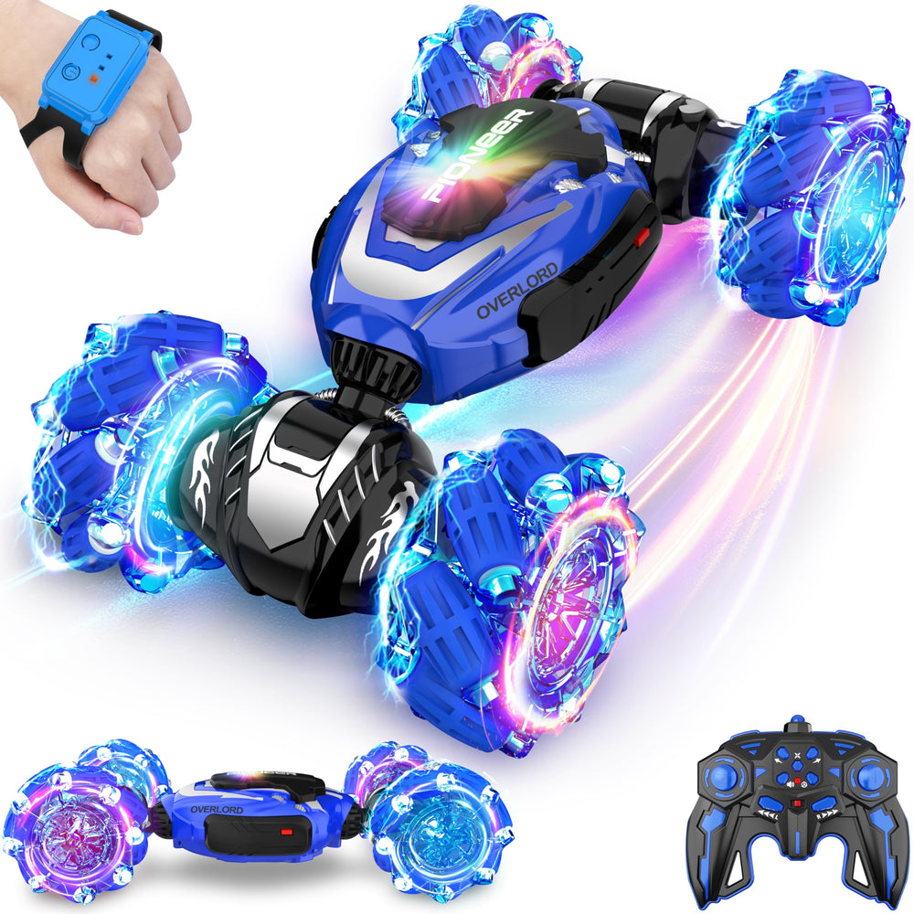 Rcabcar gesture-sensing RC car ready for all-terrain drifting.