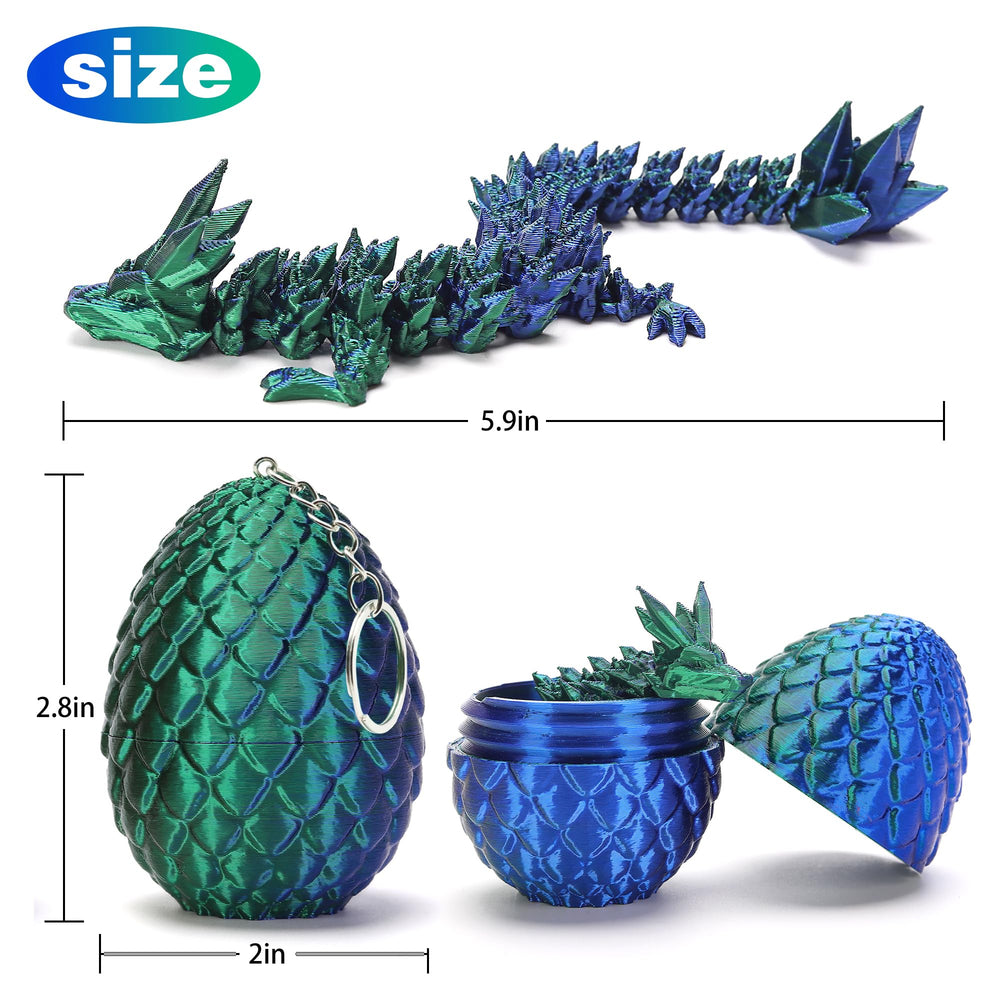 RCARQMU colorful dragons offer a collectible display for shelves