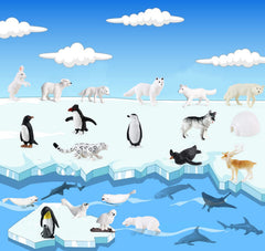 RCOMG Arctic narwhal figurine invites imaginative play and ocean classroom demos.