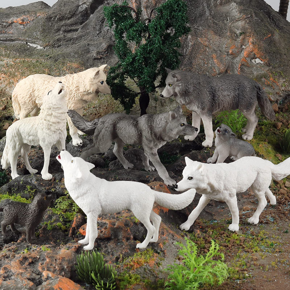 RCOMG wolf figurines support classroom projects and imaginative play