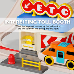 Rcovasc Urban Rail gas station and toll booth add real-world details