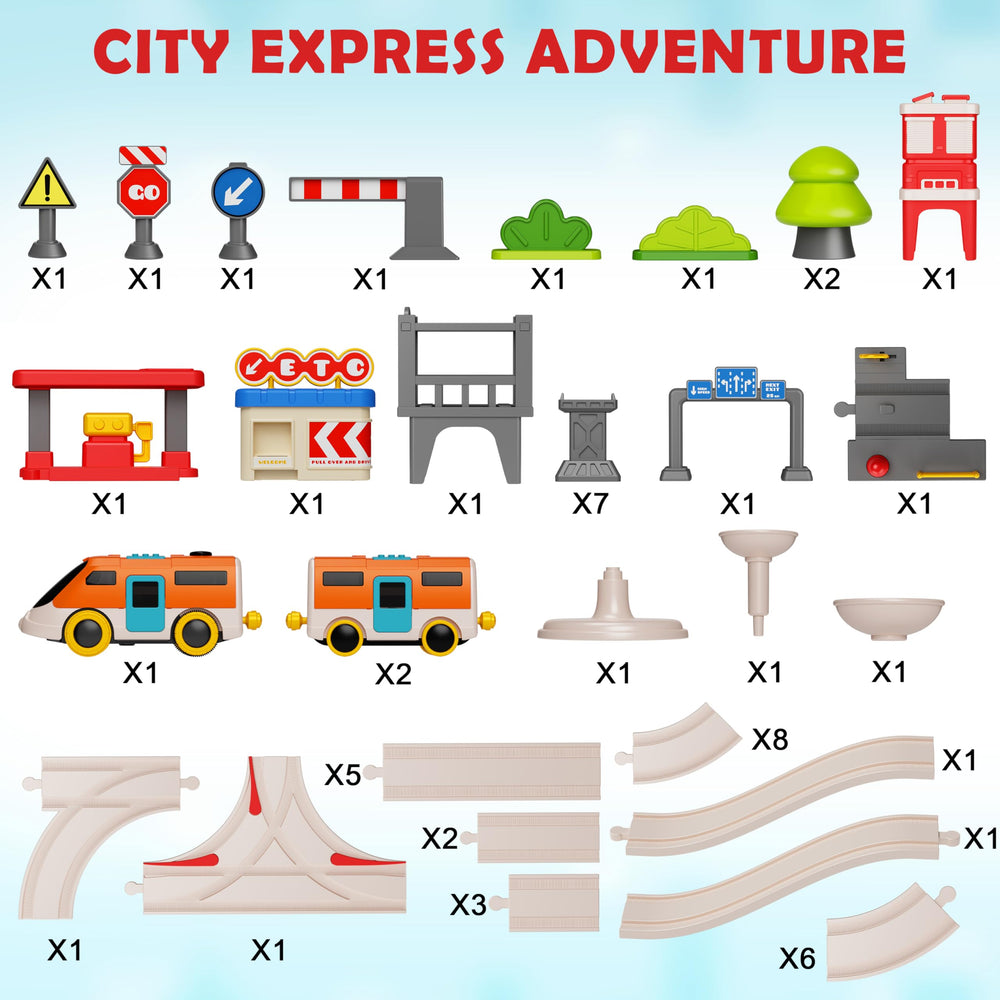 Rcovasc Urban Rail train motor powers smooth, reliable city rides for kids