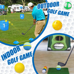 RCROKS indoor-outdoor golf training games for versatile play