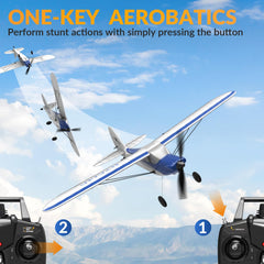 RCSHOBBY Sport Cub 500 S2 remote controller provides precise handling.