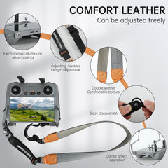RCstyle neck lanyard double leather strap offers soft comfort during long sessions.