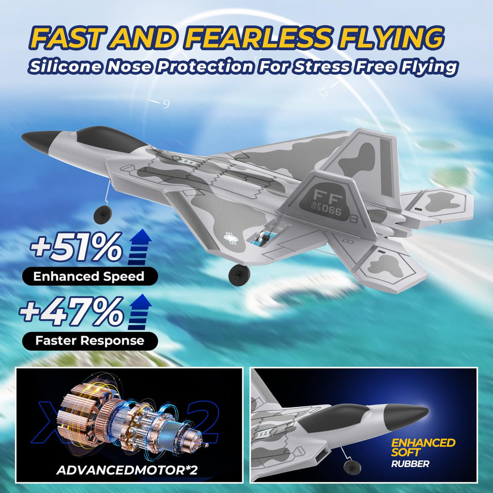 rcxsuv F22 3D inverted flight mode for experienced pilots.