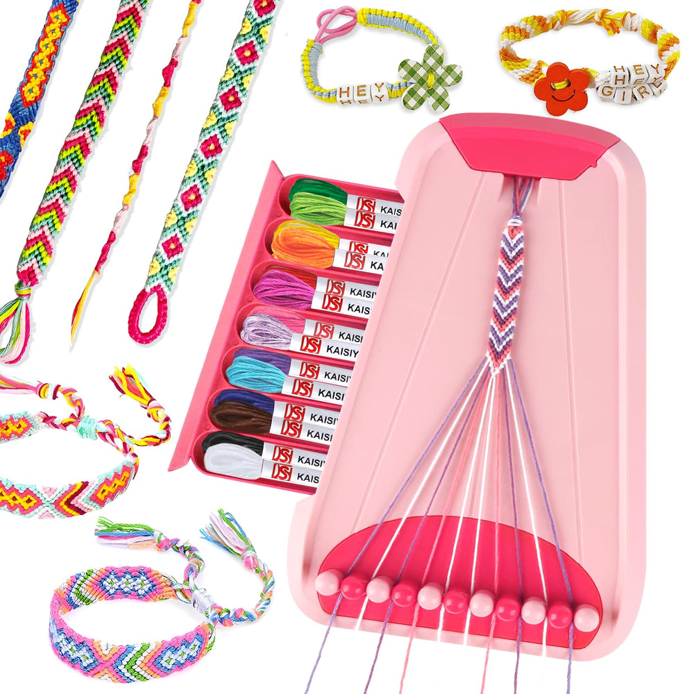 Rdfmy friendship bracelet kit cover with colorful threads for creative sorting and play