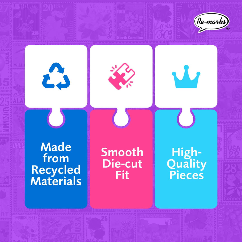 Re-Marks Finished poster included to preview the completed puzzle.