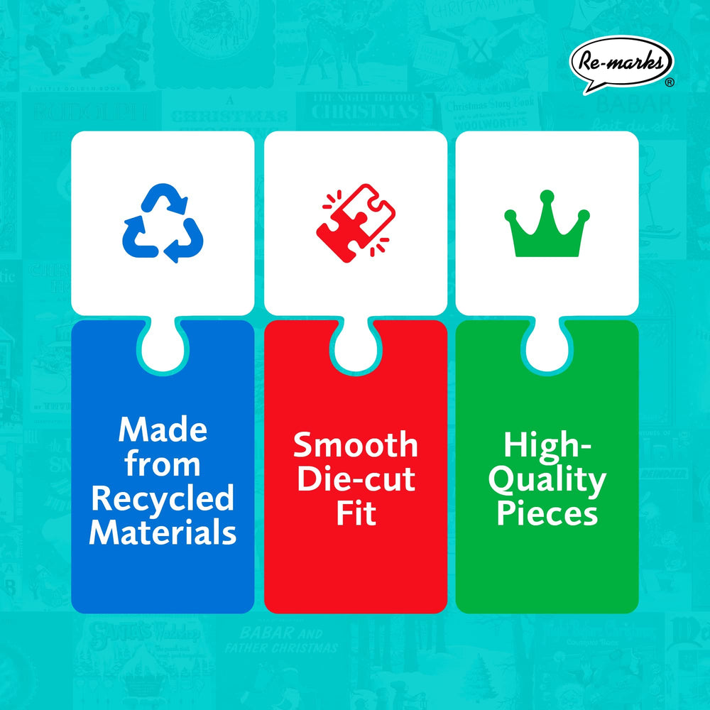 Re-Marks high-quality materials and a sturdy puzzle box ensure lasting enjoyment.