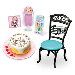 Close-up of Re-Ment figure accessories.