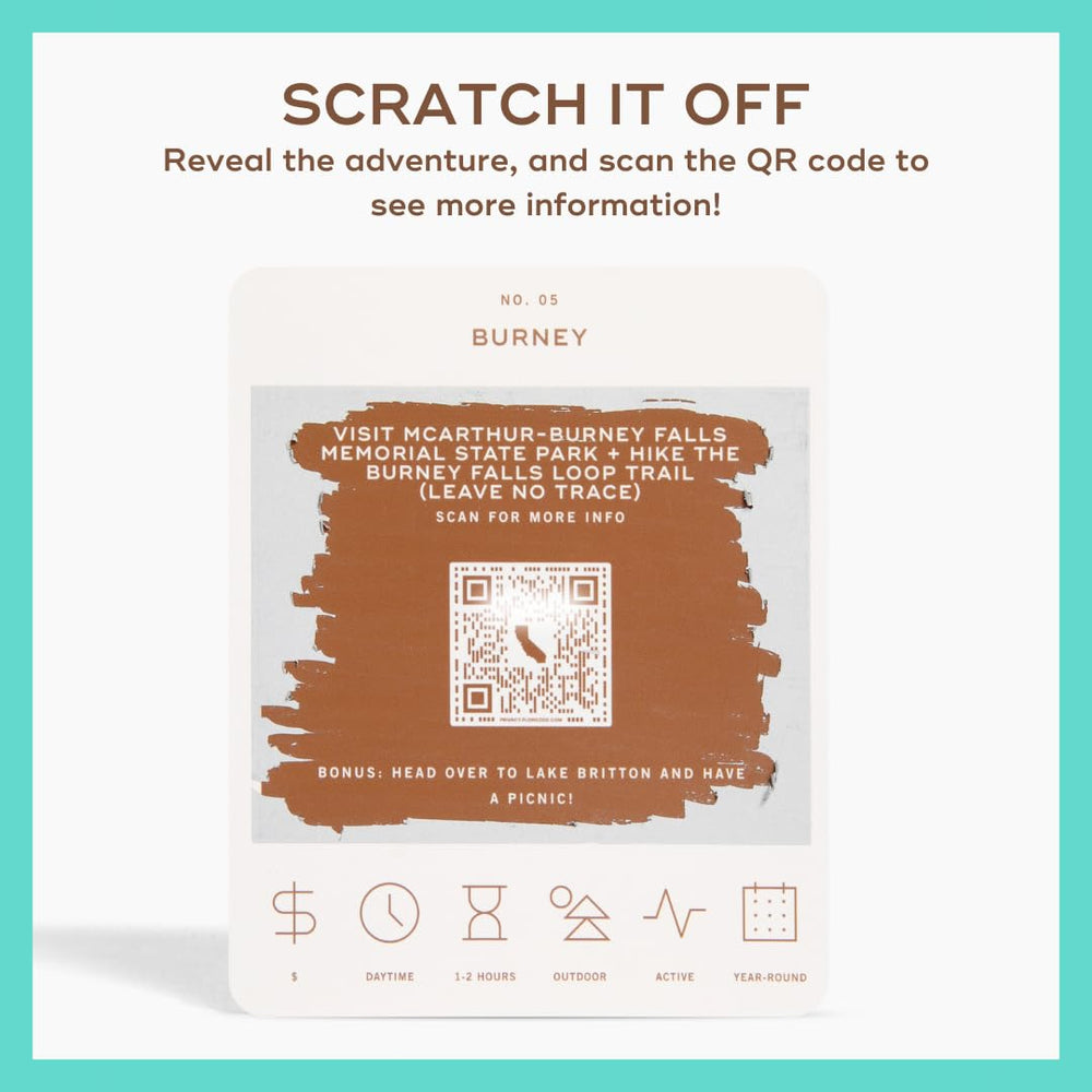 Reach International Outfitters Yosemite Park card features iconic landscapes and planning tips.
