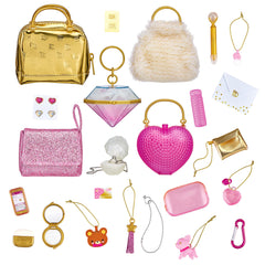Real Littles Ultra-Luxe bags side view shows compact portability.